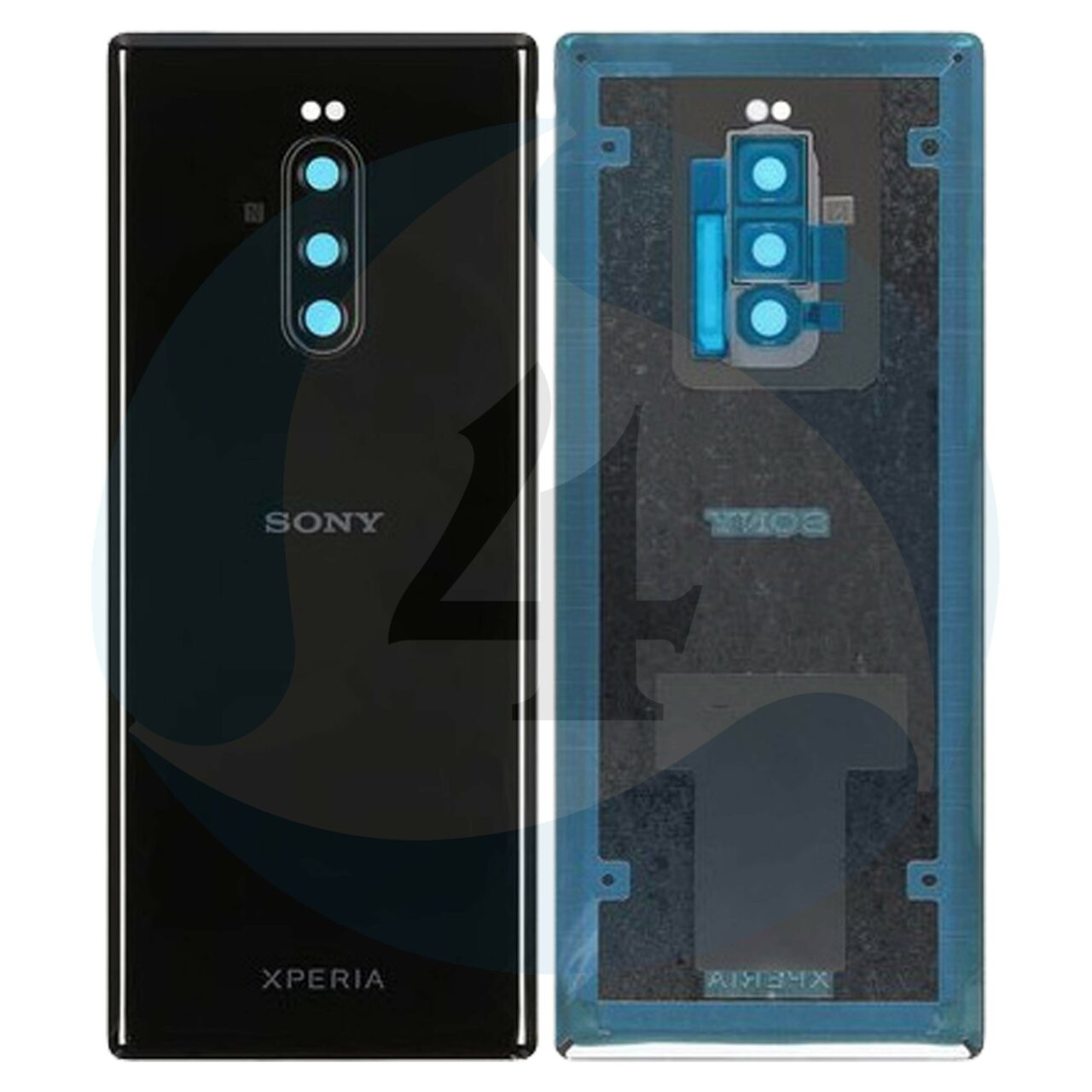 Sony xperia 1 baksida batterilucka svart 1319 0282